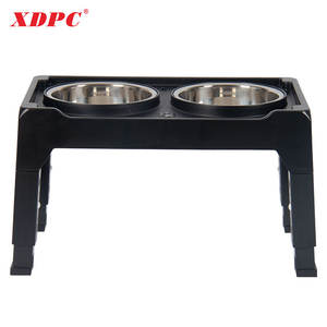 Suporte elevado XDPC para tigelas de água para comida de cachorro grande Suporte ajustável 4 Alturas - Product Image 1