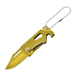 Cuchillo Plegable Multifuncional de Acero Inoxidable HL 3Cr13 con Llavero, Diseño Mini para Camping - Personalizable OEM/ODM - Product Image 2