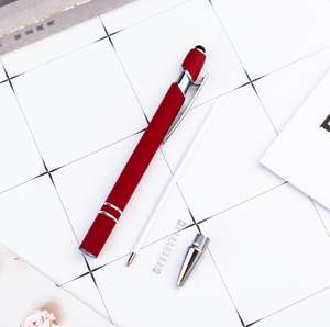 Regalo bolígrafo promocional logotipo personalizado 2 en 1 bolígrafo de plástico con logotipo - Product Image 4