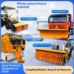 Brosse à neige rotative montée sur véhicule pour le déneigement des autoroutes municipales, pelle à neige, brosse à neige aéroportée - Product Image 1
