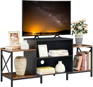Modern Minimalist tarzı TV kabine ahşap Panel TV standı oturma odası ve yatak odası için fabrika özelleştirme ucuz bir fiyata