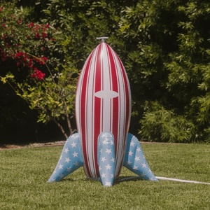 PVC <b>Inflatable</b> Backyard Sprinkler 66*18 Inch for Kids Christmas <b>Halloween</b> Holiday Party Outdoor Yard Decorations - Product Image 3