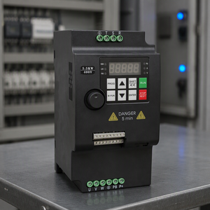 Convertisseur de fréquence triphasé à faible puissance 380V <span class=keywords><strong>300W</strong></span> V/F avec SVC pour compresseur et moteur IP20 - Product Image 1