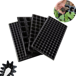 PET Plastic Nursery <b>Seedling</b> <b>Trays</b> Hydroponic Planting Saucers Seed Growing Bean Seed Germination Nursery Sprouting <b>Tray</b> - Product Image 1