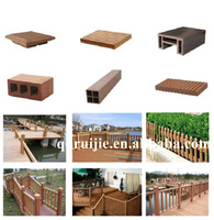 Máquina de extrusión de plástico para poste de valla de cubierta de plástico de madera externa
