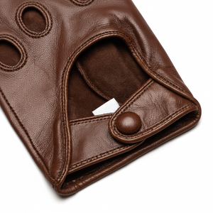 Proveedor OEM Pakistán Transpirable Conducción al aire libre Diseño personalizado Color sólido Buena calidad Hombres Guantes de cuero para conducir - Product Image 1
