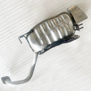 Vente en gros de silencieux d'échappement Santa Fe en acier inoxydable poli miroir 1.5mm d'épaisseur système d'échappement OEM tuyau d'échappement - Product Image 2