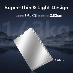 Nuevo monitor portátil triple de 14 pulgadas con pantalla LCD extendida 1200p USB-C de un solo cable para laptop, llega en 2026 - Product Image 4