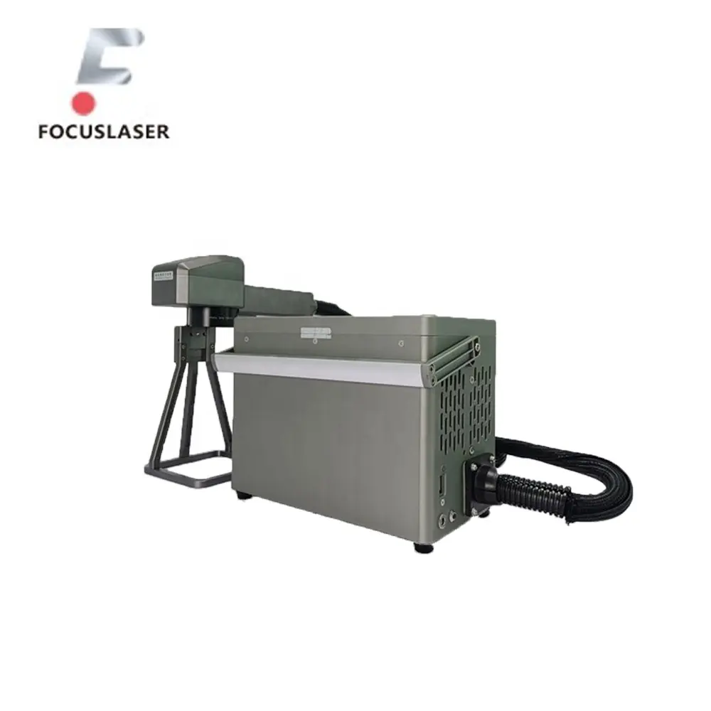 Focuslaser 20W Mini Desktop Fiber Laser Marking Machine Pulsed Operation MAX Laser Source Home Use Supports AI DXF DST PLT BMP