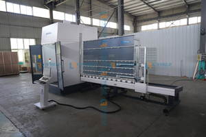 Centro de Trabajo Vertical para Vidrio E-WORLD, Máquina CNC para Perforación y Fresado de Vidrio - Product Image 4