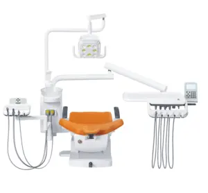 Vente chaude dentiste clinique unité dentaire double bouteille d'eau chaise dentaire standard européen