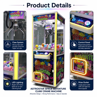 Neofuns Distributeur automatique de peluches Happy Baby 22 pouces (165 cm) avec lecteur de carte de crédit, pour peluches en vrac et mini-peluches
