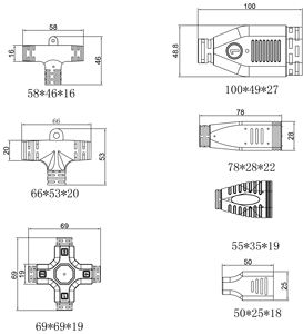 <span class=keywords><strong>Connecteur</strong></span> étanche à 3 voies de verrouillage push-pull Type T 2/3/4 noyaux Connecteurs de fil de câble électrique étanches IP67 - Product Image 2