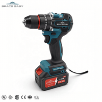 Meilleure Offre Certifiée MKT Ensemble d'Outils Électriques Sans Fil Combinés 4 en 1 avec Batterie 21V Kit d'Outils pour Perceuse Marteau Professionnelle