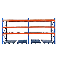 Système de rayonnage encastrable robuste pour entrepôt de stockage de palettes métalliques en gros