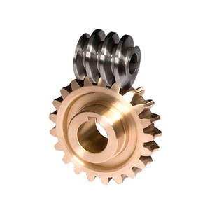 Tùy Chỉnh <span class=keywords><strong>Brass</strong></span> Spur Worm Gear Và Trục Worm Gear Set - Product Image 4