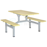 Banc de salle à manger 4 places en gros, mobilier de salle à manger, table et chaises, table de cantine