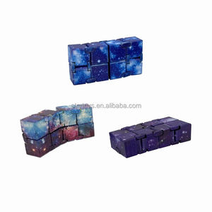 Bán Buôn 4Mm Chống Căng Thẳng Chống Lo Âu Giải Nén Giảm Áp Đồ Chơi Vô Hạn Bầu Trời Đầy Sao <span class=keywords><strong>Fidget</strong></span> Cube - Product Image 4