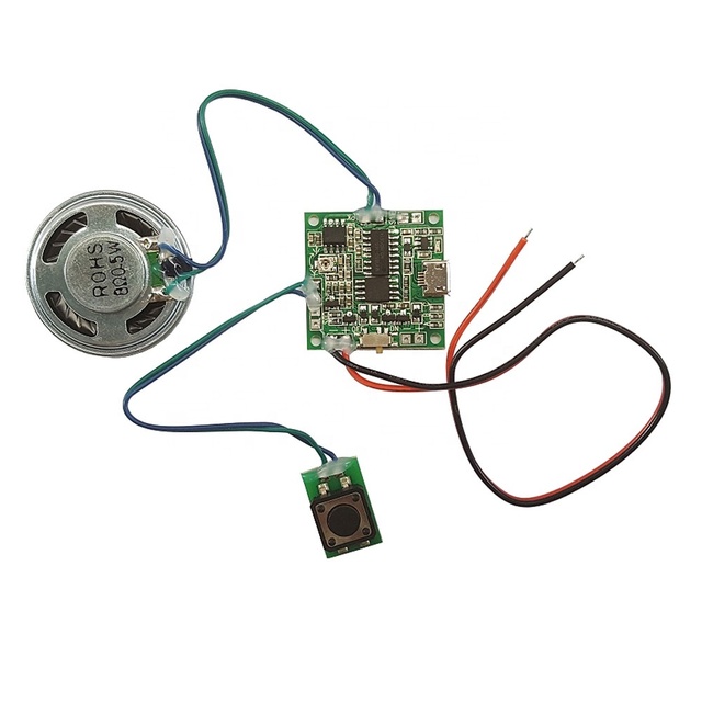Sound Voice Module Recordable Music Changeable Volume 8M With Adjustment Lithium Battery Charger Circuit Replaceable