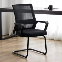 Chaise de bureau ergonomique moderne en maille pivotante avec base en fer, inclinable et réglable, pour un confort optimal au bureau ou à la maison