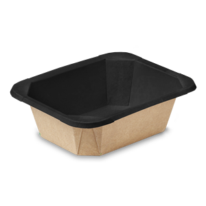 Venta al por Mayor de Cajas de Alimentos OSQ OCTOBOX 400, Blancas y Negras, de Papel Kraft, Resistentes a la Grasa, para Llevar, con Logotipo Personalizado, Versátiles - Product Image 4