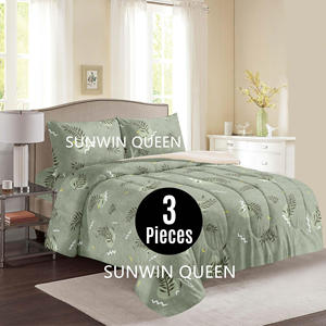 Luxe hiver flanelle polaire Sherpa couette ensemble Borrego couverture Jacquard roi ensemble de literie 3 pièces couette Borrego pour l'hiver - Product Image 3