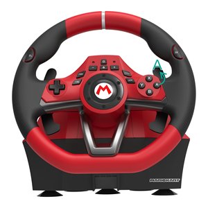 Volante simulador de conducción SWITCH Mario Kart Racing Pro Deluxe Negro y Rojo NSW 228U - Product Image 1