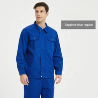 Vêtements de travail en coton respirant pour adultes, vente en gros, pour la construction, la réparation automobile, uniforme, logo personnalisé, sécurité, antistatique