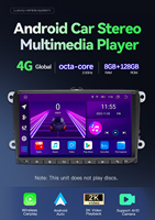 Radio de Coche Android 14 de 4+64 GB y 2 DIN para VW Passat B6 B7 CC T5 Amarok SCIROCCO Superb 2 3 Yeti Polo Jetta Beetle Golf 5 6 V Multimedia