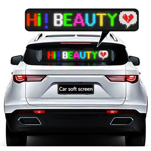 Siêu sáng linh hoạt <span class=keywords><strong>LED</strong></span> màn hình hiển thị uốn cong mỏng ma trận Bảng điều chỉnh <span class=keywords><strong>LED</strong></span> quảng cáo xe dải <span class=keywords><strong>Led</strong></span> di chuyển tin nhắn đăng RGB App 5V - Product Image 2