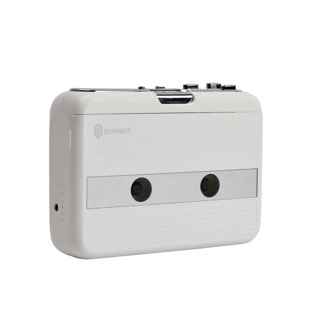 Rádio portátil Mickey Branco Cassette Player Walkman Fm com Auto Reverso