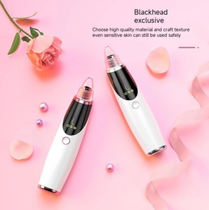 Extracteur de points noirs électrique avec 5 têtes d'aspiration pour un nettoyage en profondeur des pores, outil de soin de la peau, extracteur d'acné et de comédons - Product Image 3