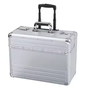 Maletín con Ruedas de <span class=keywords><strong>Aluminio</strong></span> para Piloto o Médico, Maleta de Trabajo para Negocios - Product Image 3
