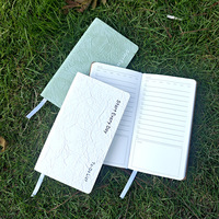 Carnet en cuir PU A6 personnalisable de haute qualité Plan quotidien Gestion du temps Planificateur d'horaire