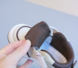 Printemps Automne Baskets de sport pour enfants Nouvelles chaussures montantes décontractées pour garçons Semelle souple légère à enfiler Respirante - Product Image 6