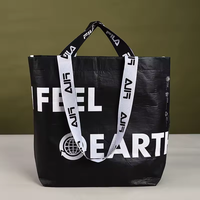 Ouye Rpet laminé Non tissé sac étanche écologique personnalisé impression logo réutilisable épicerie pliant sac à provisions