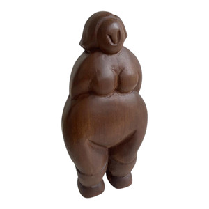 Scultura Astratta di Donna in Legno, Artigianale in Legno di Mango, Decorazione per Casa, Soggiorno, Ufficio, Mensola, Arte - Product Image 2