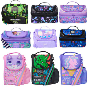 Sac à déjeuner isotherme double couche imperméable en polyester sans fermeture pour écoliers, tendance nationale australienne - Product Image 2