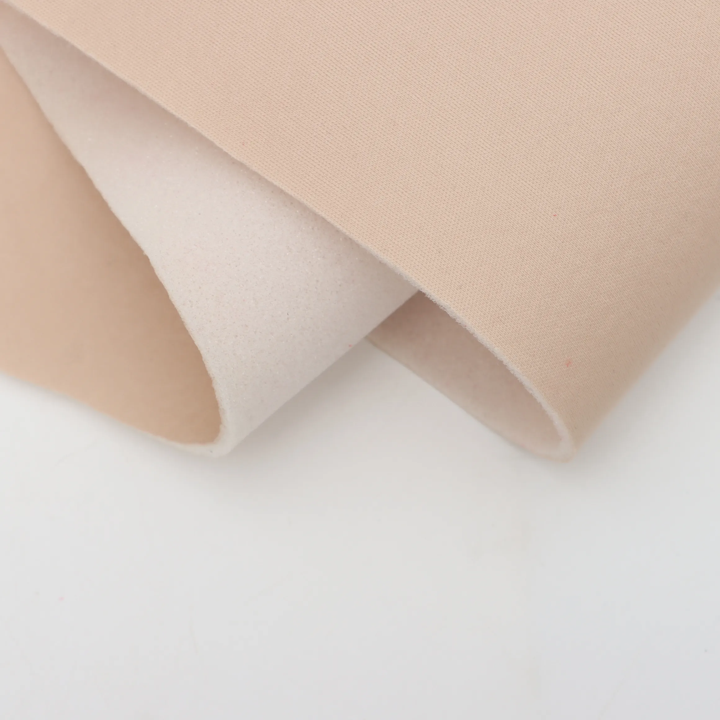 Tecido de malha resistente à abrasão, tecido de esponja composto mais vendido para a pele, com ampla gama de usos