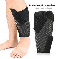Double compression pour manchon de jambe réglable Fitness Safety Sports Knee Massage Pressure Protection Calf Protector