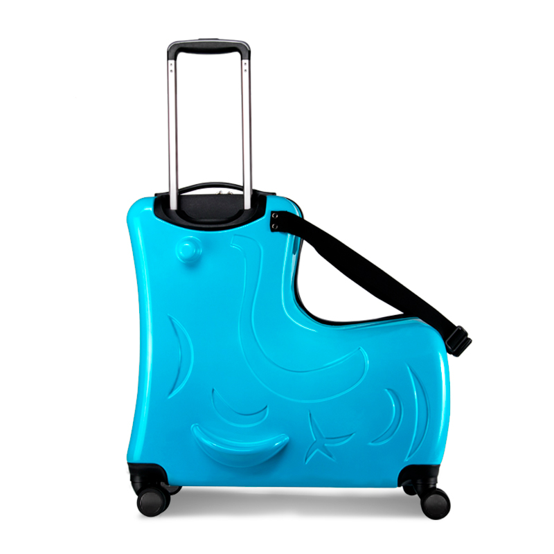 Оригинальная детская дорожная тележка для багажа с чемоданом в форме животного