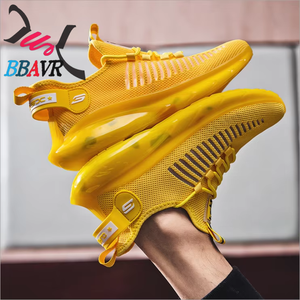 Zapatillas Deportivas de Primavera/Verano de Alta Elasticidad con Diseño Tejido de Coco, Suela de Palomitas y Forro de Malla Transpirable - Product Image 5