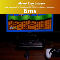 Adaptateur convertisseur de manette de jeu sans fil BlueRetro compatible avec les manettes sans fil PS4 PS5 Switch 8bitdo pour console Sega MD