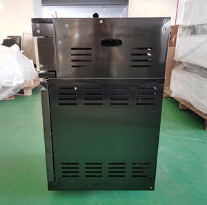 Barbecue en acier inoxydable, grill à infrarouges latéraux pour <span class=keywords><strong>cuisine</strong></span> extérieure, de couleur noire, avec boîte à pizza, 10 pièces - Product Image 4