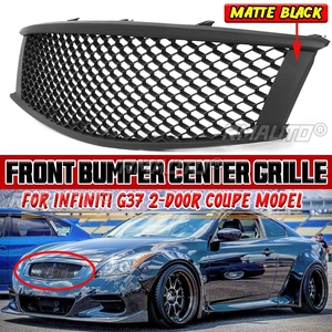 Rejilla Delantera de Coche con Diseño de Panal de Abeja G37 para Infiniti G37 Coupé de 2 Puertas 2008 2009 2010 2011 2012 2013, Parrilla de Parachoques Delantero para Carreras - Product Image 1