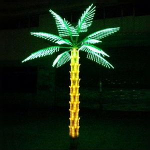 Lumière LED en forme de palmier style côtier pour la décoration de Noël, Halloween, mariage - Étanche IP65 pour utilisation dans les rues, centres commerciaux, sur les plages et lors de festivals - Product Image 1