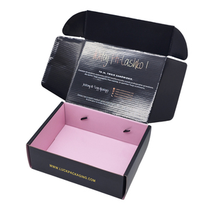 Tùy Chỉnh In Logo <span class=keywords><strong>Pr</strong></span> Bao Bì Bưu Phẩm Vận Chuyển Di Chuyển Các Tông Sóng Hộp Giấy Cho Quần Áo Phù Hợp Với T Áo Sơ Mi May Mặc - Product Image 5