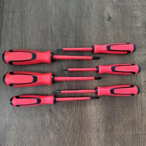 6P Insulated Electrician <b>Screwdriver</b> Set Cross Phillips Precision Industrial Grade PVC Handle Anti-Slip Texture - Product Image 4