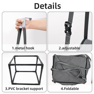 Arbre à chat suspendu multi-niveaux personnalisé Matériau Oxford solide <span class=keywords><strong>avec</strong></span> hamac durable pour chat et perchoir sans poils - Product Image 2