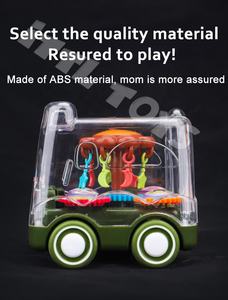 ITTL Little Gear Truck Toy Vehicle Car Custom Inertia Baby Small Pullback Road Car Toy - Product Image 2